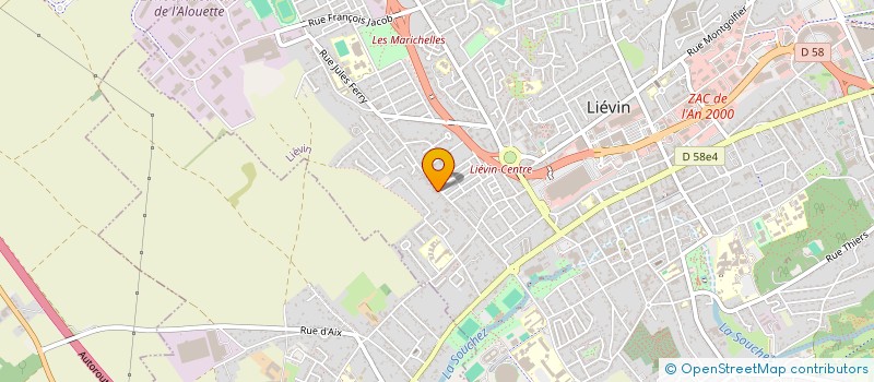 localisation de l'entreprise SPHERE VIRTUELLE  LIEVIN