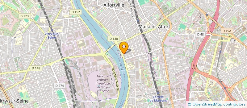 localisation de l'entreprise SPHERECO à ALFORTVILLE