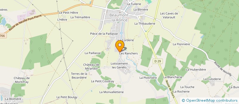 localisation de l'entreprise SPHERES  TOURS