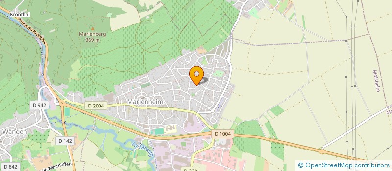 localisation de l'entreprise SPHERES BTP  MARLENHEIM