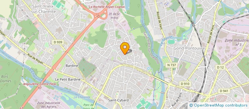 localisation de l'entreprise SPHERES MUSICALES  SAINT-YRIEIX-SUR-CHARENTE