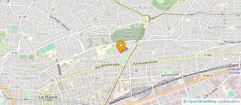 localisation de l'entreprise SPHERIO LE HAVRE NORD à LE HAVRE