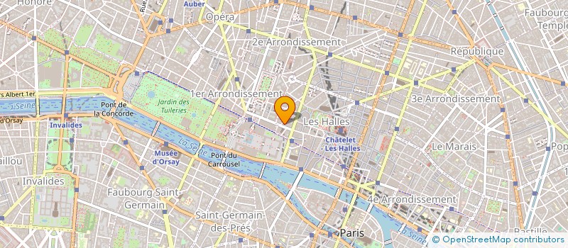 localisation de l'entreprise SPHERIUS à PARIS