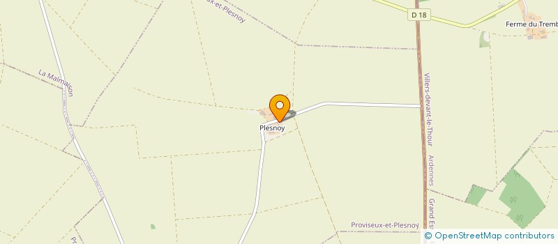 localisation de l'entreprise SPHINX  PROVISEUX-ET-PLESNOY