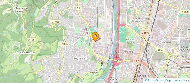 localisation de l'entreprise SPHINX à SEYSSINS