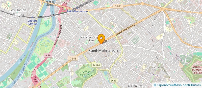 localisation de l'entreprise SPHINX à RUEIL-MALMAISON