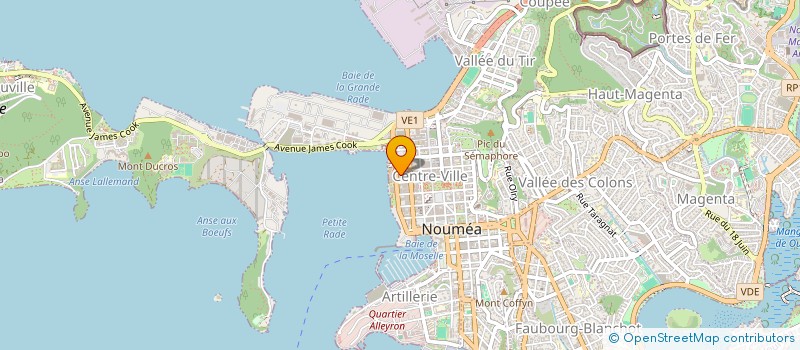 localisation de l'entreprise SPHINX PROTECTION  NOUMEA