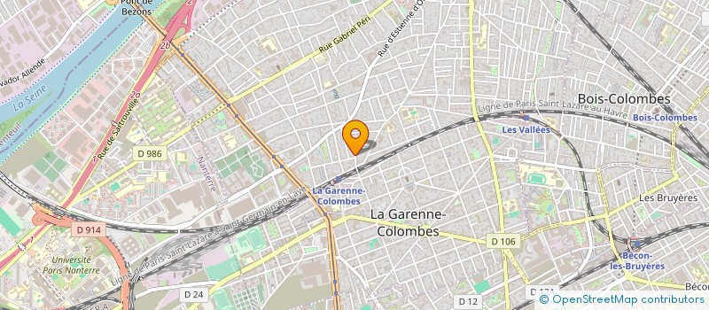 localisation de l'entreprise SPHINX SECURITE à COLOMBES