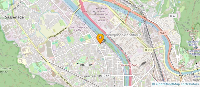 localisation de l'entreprise SPHP ( SERVICE PRIVE HAUTE PROTECTION)  FONTAINE