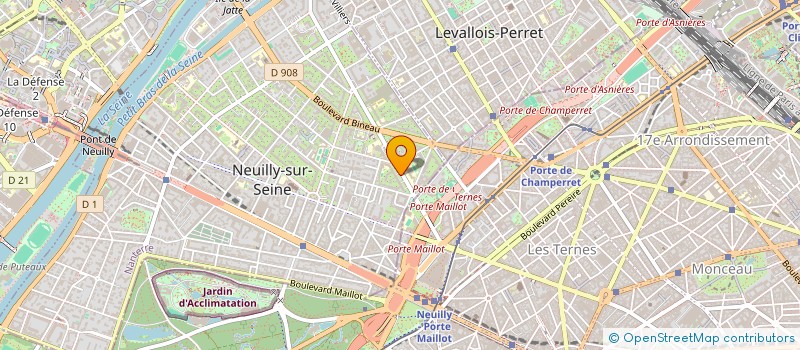 localisation de l'entreprise SPHT CONSEIL à NEUILLY-SUR-SEINE