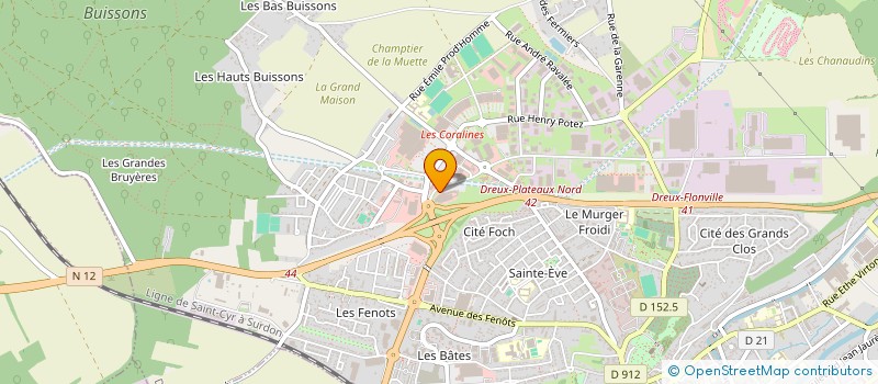 localisation de l'entreprise SPHYNX CONSULTING  DREUX