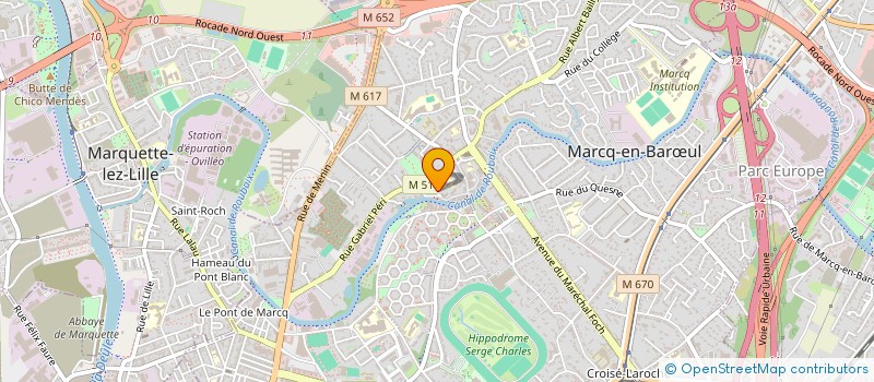 localisation de l'entreprise SPHYNX FINANCE à MARCQ-EN-BARŒUL