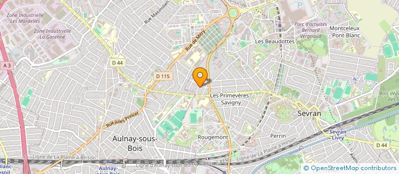 localisation de l'entreprise SPHYRNA à SEVRAN