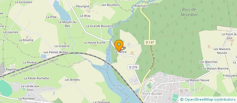 localisation de l'entreprise SPI à LE BOURGNEUF-LA-FORET