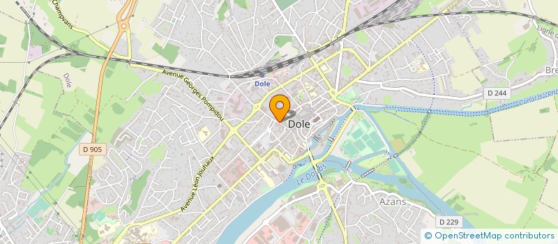 localisation de l'entreprise SPI à DOLE