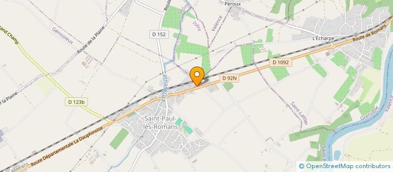 localisation de l'entreprise SPI  SAINT-PAUL-LES-ROMANS