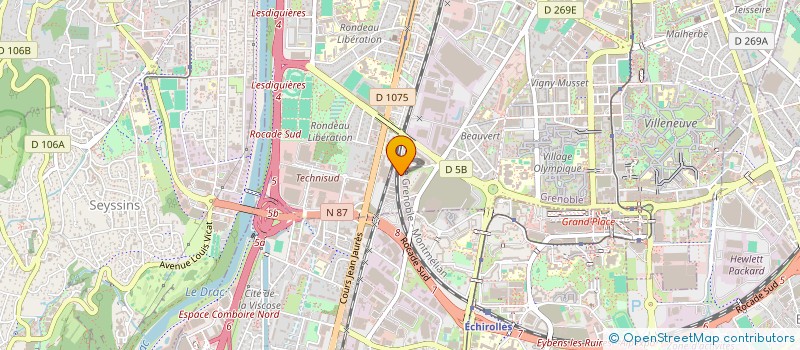 localisation de l'entreprise SPI ALPES à GRENOBLE