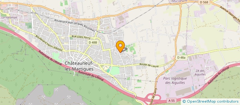 localisation de l'entreprise SPI AMENAGEMENTS  CHATEAUNEUF-LES-MARTIGUES