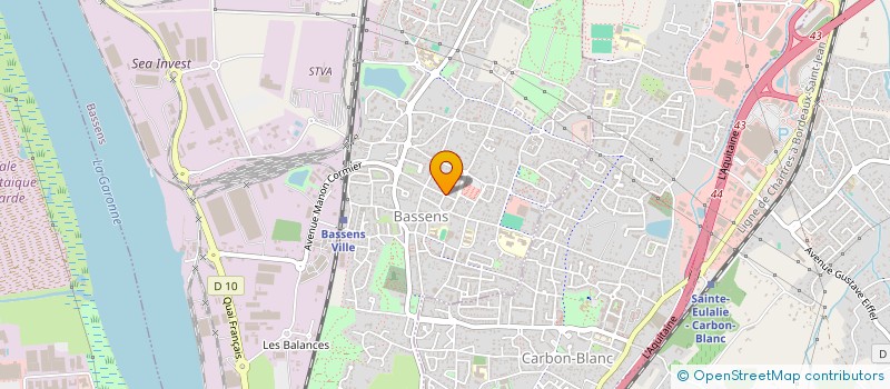 localisation de l'entreprise SPI CONSEILS  BORDEAUX