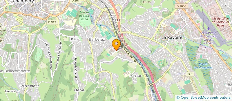 localisation de l'entreprise SPI ENERGIE à LA RAVOIRE