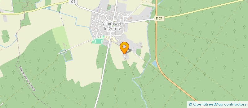 localisation de l'entreprise SPI.FERMETURES  VILLENEUVE-LE-COMTE
