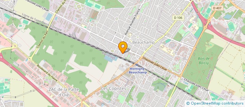 localisation de l'entreprise SPI&IBD  BEAUCHAMP