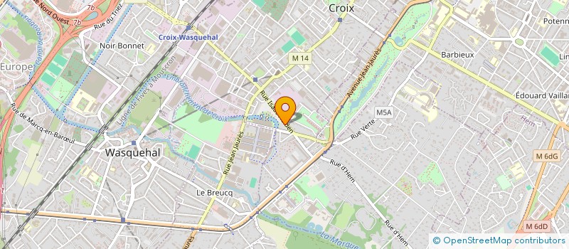 localisation de l'entreprise SPI LILLE  CROIX