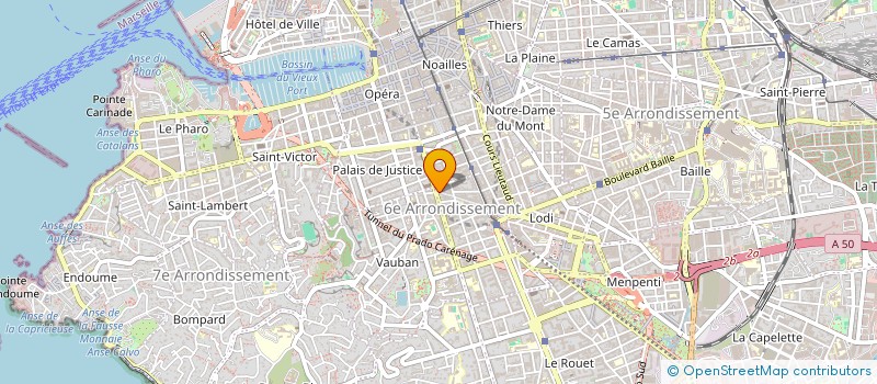 localisation de l'entreprise SPI MARKETING à MARSEILLE