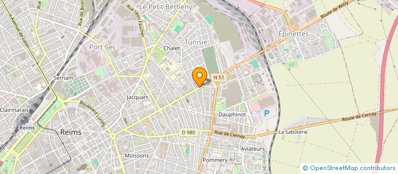 localisation de l'entreprise SPI MOTORS  CERNAY-LES-REIMS