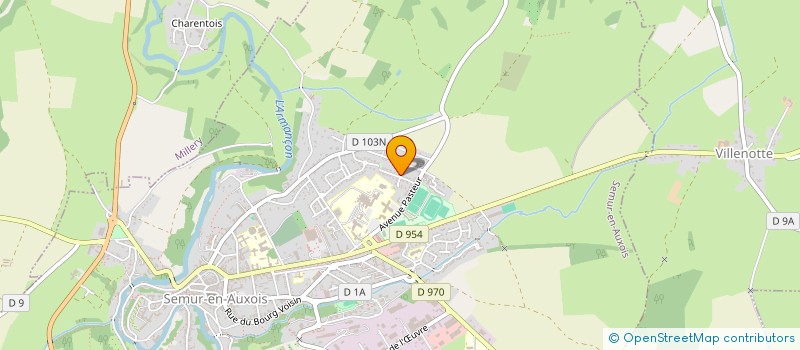 localisation de l'entreprise SPI (SANTE PSYCHIQUE ET INCLUSION)  SEMUR-EN-AUXOIS