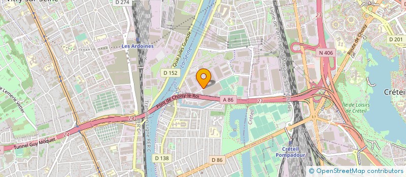 localisation de l'entreprise SPI SARL à ALFORTVILLE