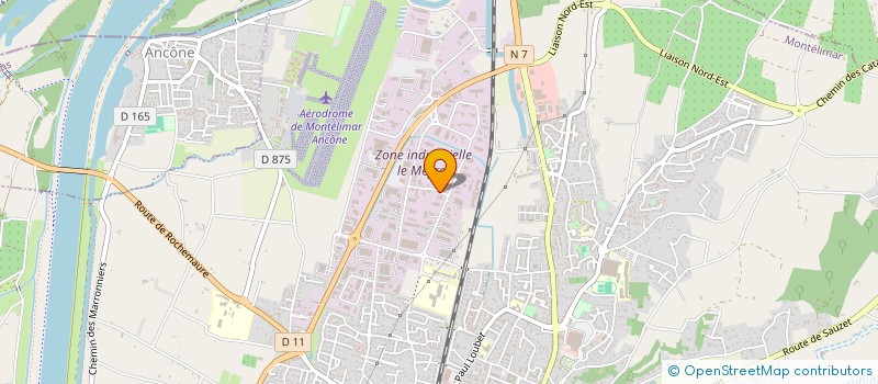 localisation de l'entreprise SPI SECURITE à MONTELIMAR