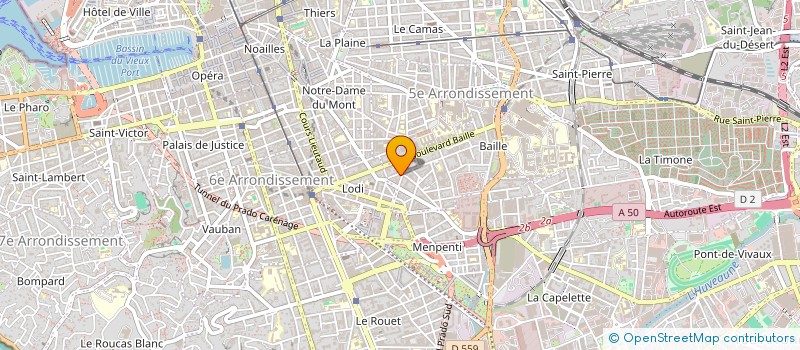 localisation de l'entreprise SPI SOC SERVICE PROVENCE INDUS à MARSEILLE