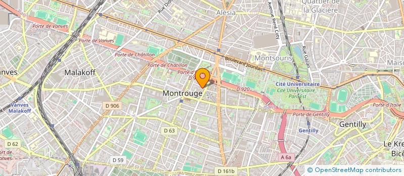 localisation de l'entreprise SPI TRADING à MONTROUGE