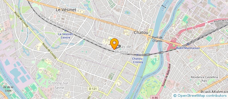 localisation de l'entreprise SPI' WINCH  CHATOU