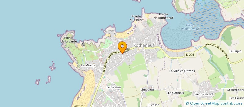localisation de l'entreprise SPI10 à SAINT-MALO