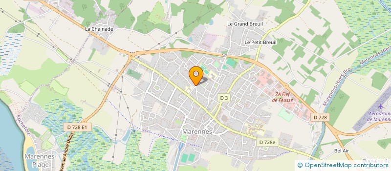 localisation de l'entreprise SPI17  MARENNES-HIERS-BROUAGE