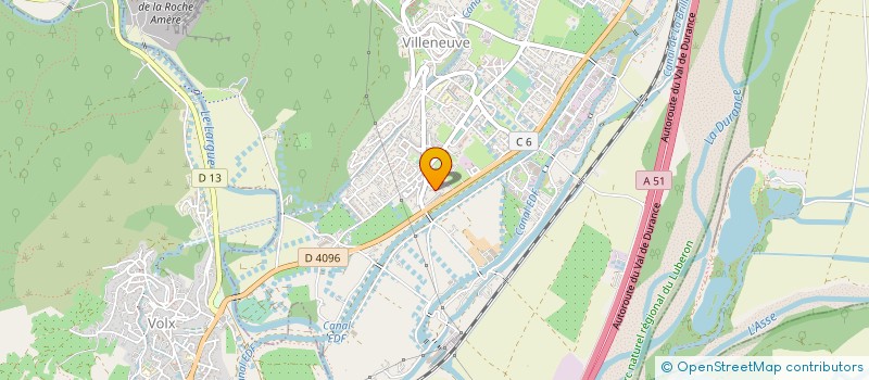 localisation de l'entreprise SPIADES  VILLENEUVE