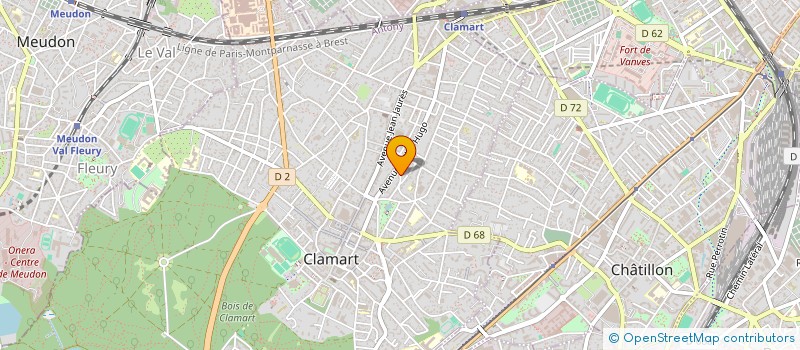 localisation de l'entreprise SPICARO à CLAMART