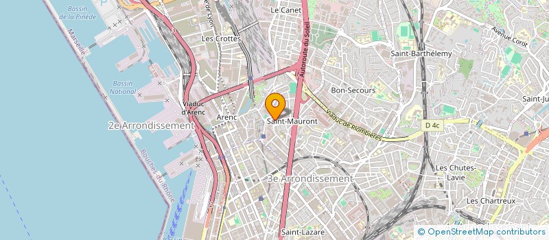 localisation de l'entreprise SPICIALITY 6C  MARSEILLE