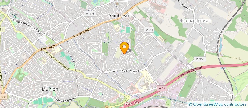 localisation de l'entreprise SPICINVEST à SAINT-JEAN