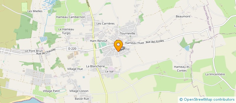 localisation de l'entreprise SPICOM  TOURNEVILLE-SUR-MER