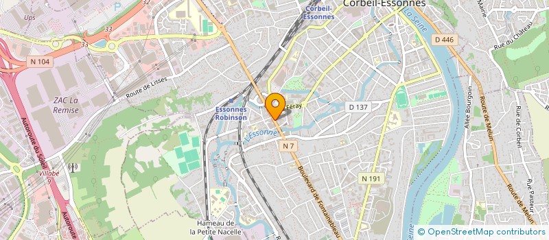 localisation de l'entreprise SPICY N7 à CORBEIL-ESSONNES