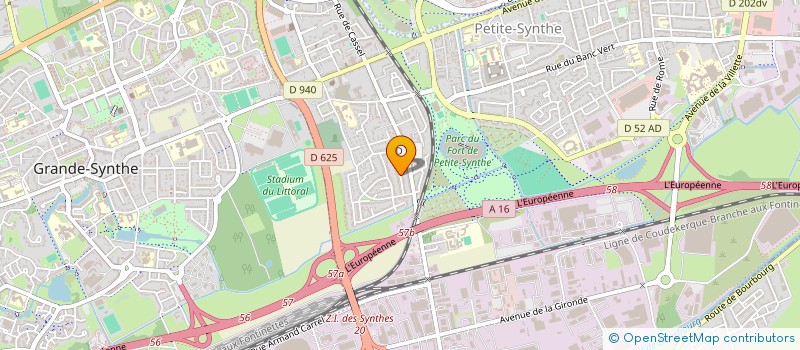 localisation de l'entreprise SPIDE-EXPRESS SARL à DUNKERQUE
