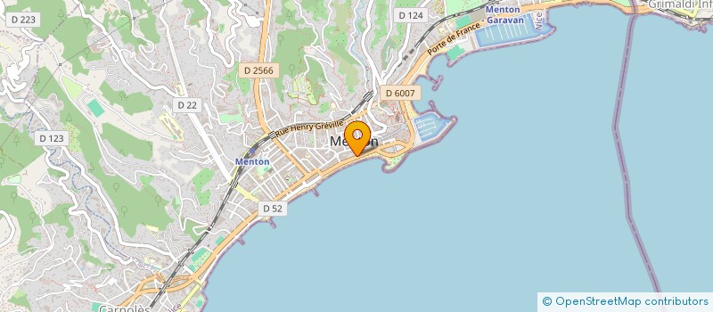 localisation de l'entreprise SPIDER à MENTON