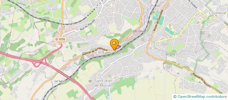 localisation de l'entreprise SPIDER DESIGN  VOIRON