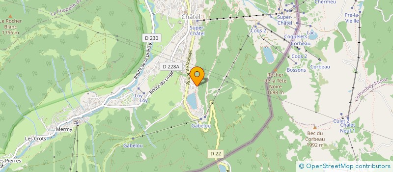 localisation de l'entreprise SPIDER RUBIN  CHATEL