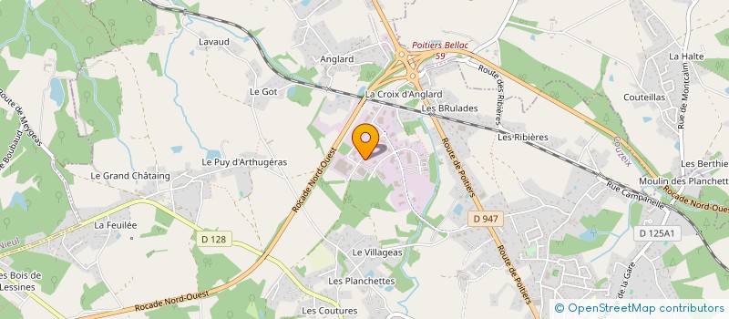localisation de l'entreprise SPIDERBAT à COUZEIX