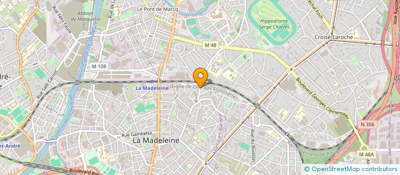localisation de l'entreprise SPIDEX IMMOBILIER à MARCQ-EN-BARŒUL