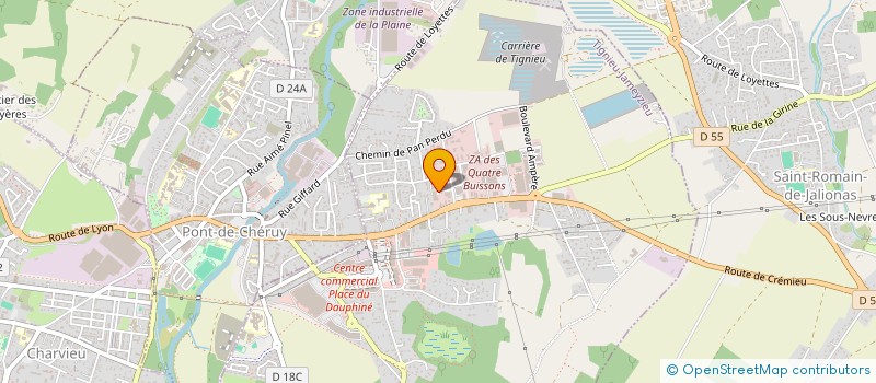 localisation de l'entreprise SPIDEZAMA  TIGNIEU-JAMEYZIEU